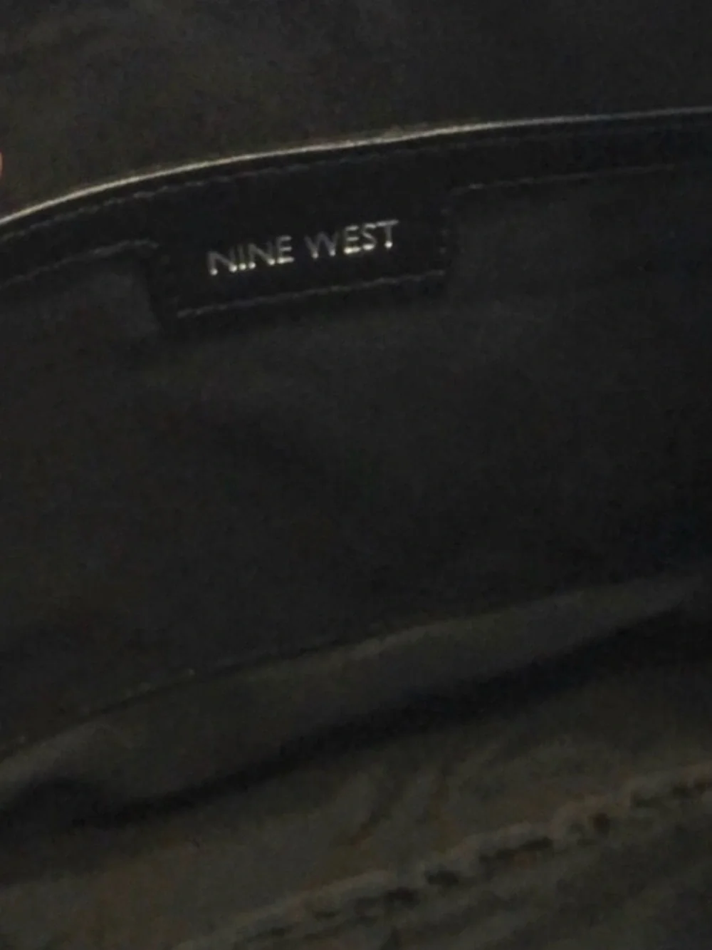 Nine West Large Black Clutch, New With Tags - Picture 3 of 6